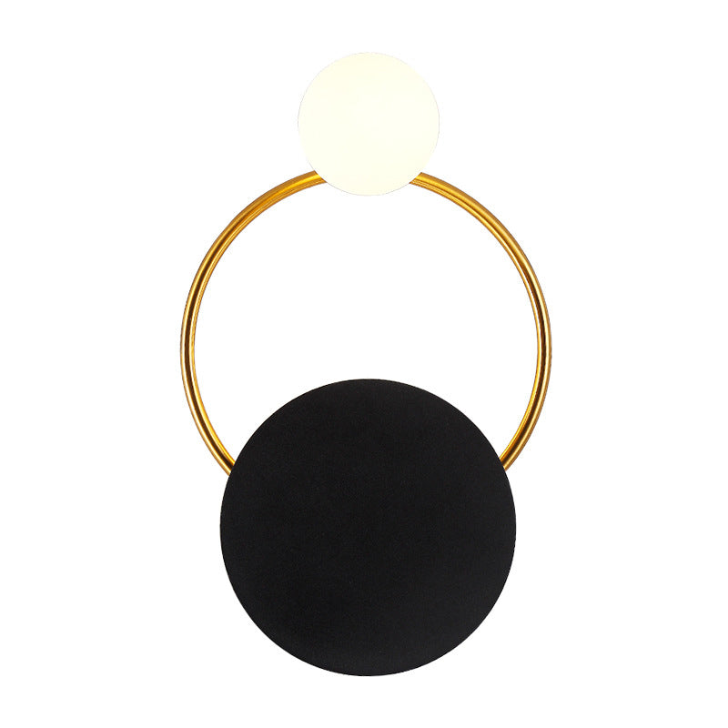 Wohnzimmer Wandleuchte postmoderne Metallglas 2 Kopfleuchte Leuchte montierte Leuchte