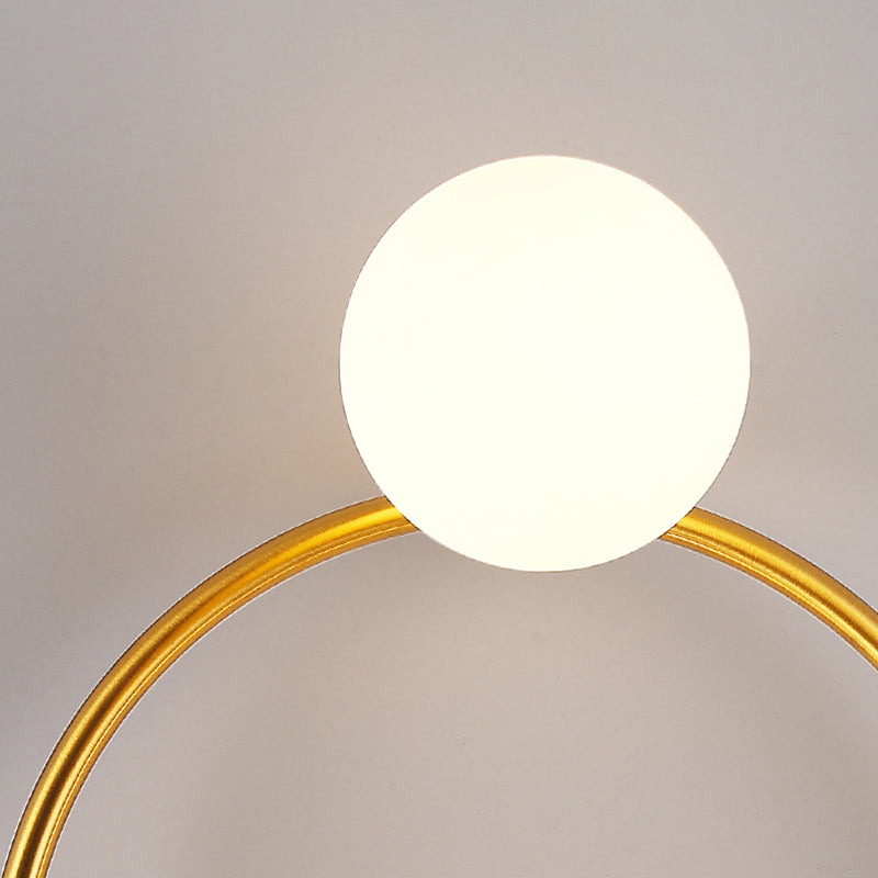 Wohnzimmer Wandleuchte postmoderne Metallglas 2 Kopfleuchte Leuchte montierte Leuchte