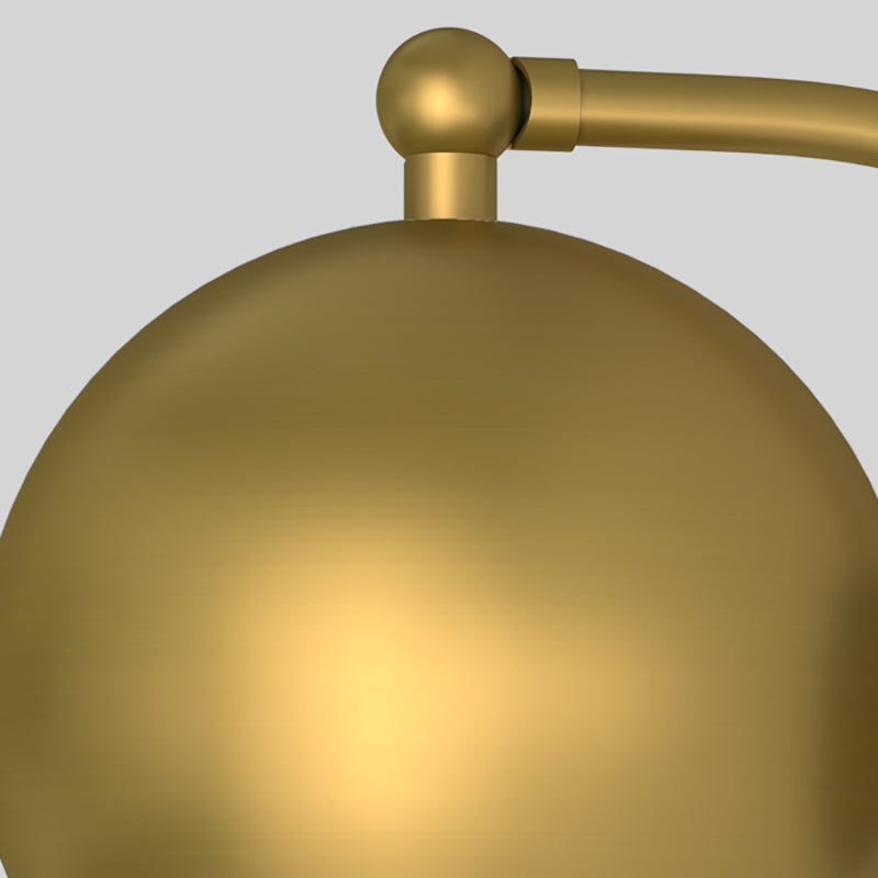 Sala de estar pared apliques posmoderno metal una bulbo de luz de luz montada en la pared