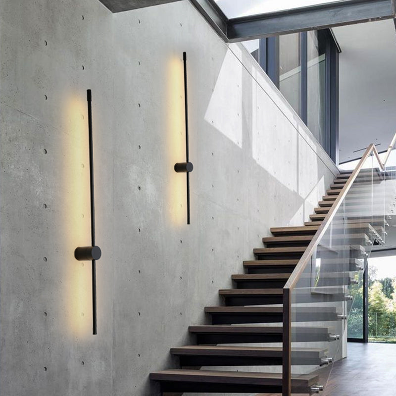 Modern Style Metallic Linear Wall Light Creative Lighting for Drawing Room Living Room