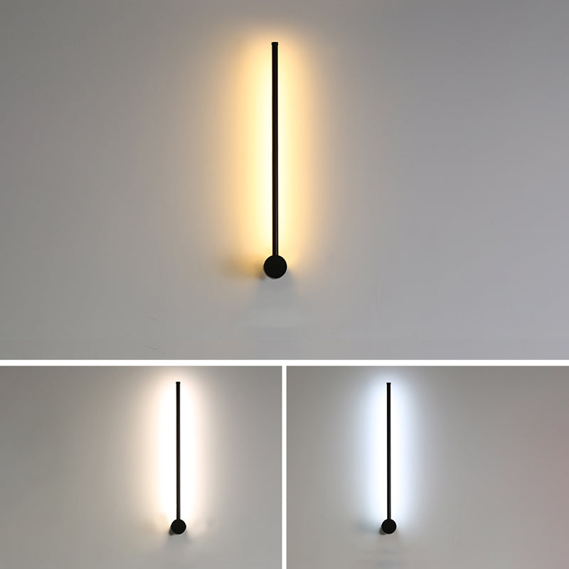 Luz de pared lineal metálica de estilo moderno Iluminación creativa para sala de estar Sala de estar