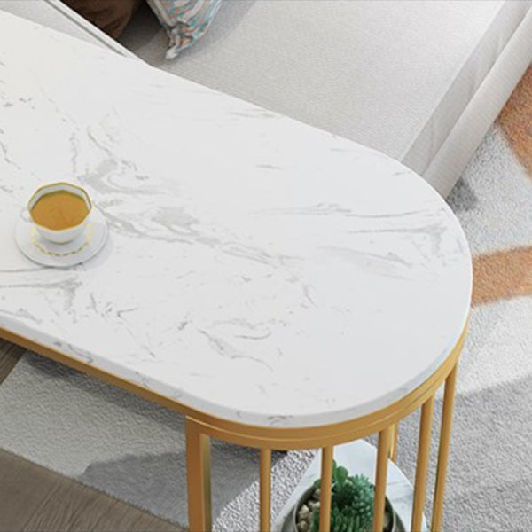 Mesa de comedor de barra de mármol glamoroso