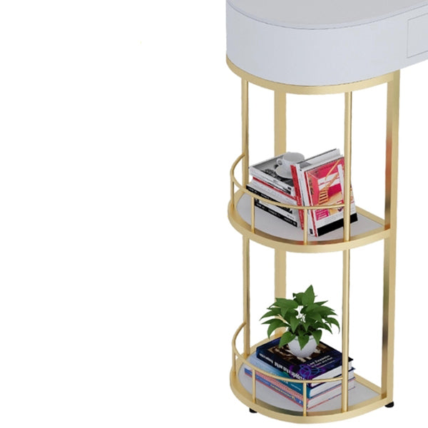 Table à manger en marbre blanc glamour