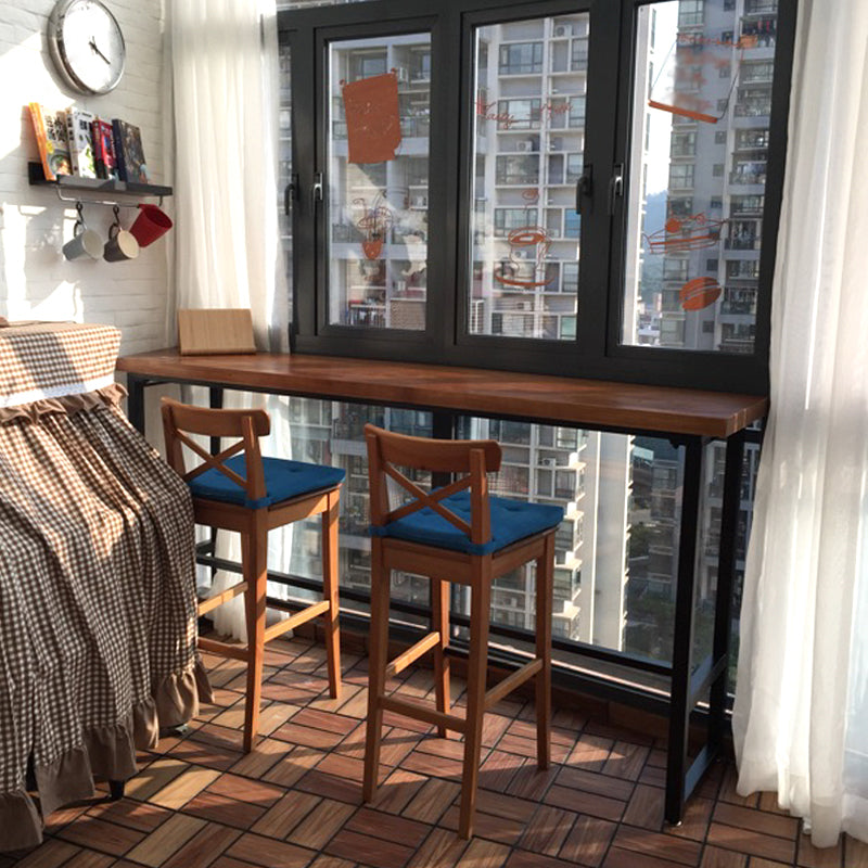 Recangle industriel Table à manger du bar intérieur