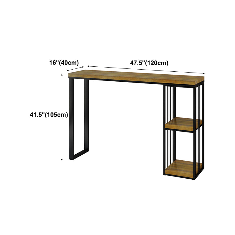 Recangle industriel Table à manger du bar intérieur