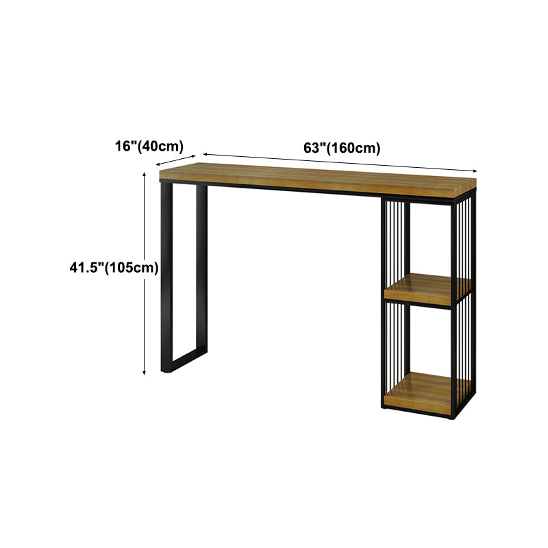 Recangle industriel Table à manger du bar intérieur