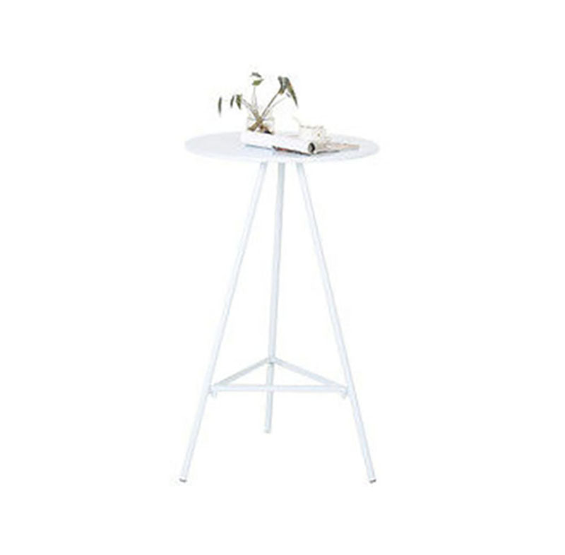Tableau de bar en fer de style industriel 23.62 "Table intérieure ronde avec 3 jambes