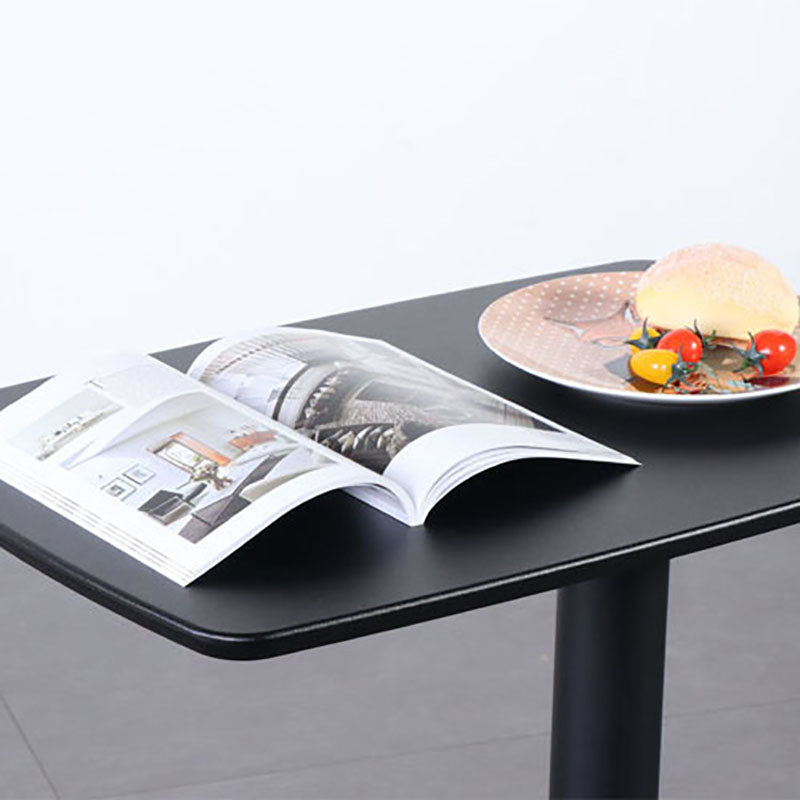 Table de bar en métal de style industriel Rectangle Top à hauteur réglable en intérieur Table du bistrot