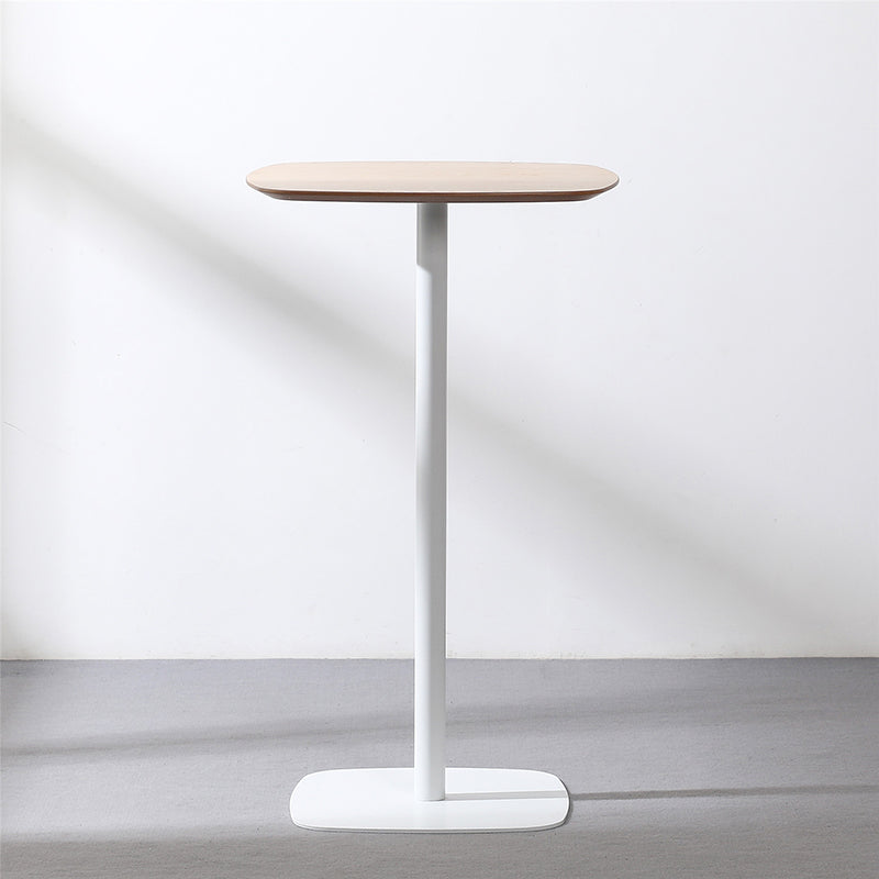 Table de bar de style industriel en bois et en métal table de pub - 41 "h x 24" w