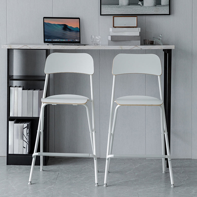 Wood Folding Bar & Counter Stool Modern Low Back Footrest Indoor Bar Stool