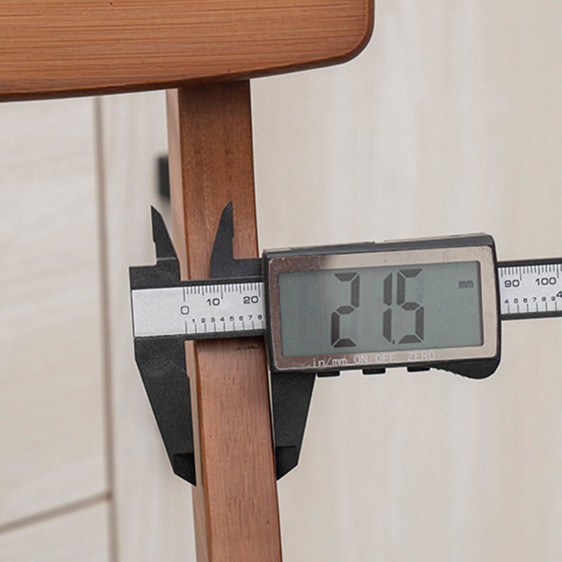 Contemporary Folding Counter Bar Stool Armless Wood Bar Stool with Footrest