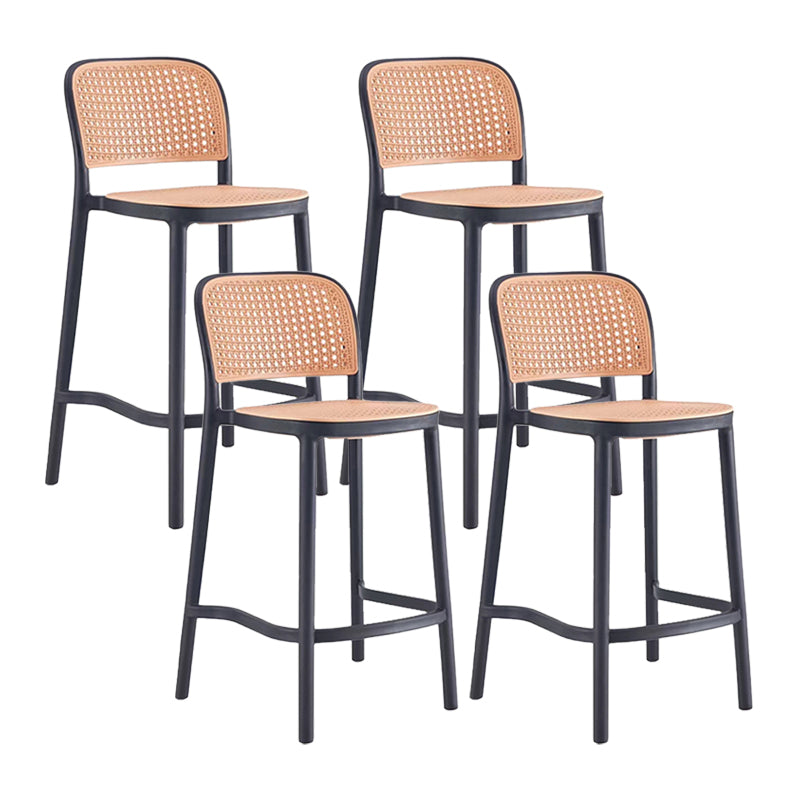 Zeitgenössischer Barhocker Armless Plastik