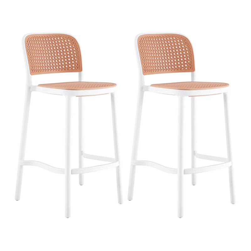 Zeitgenössischer Barhocker Armless Plastik