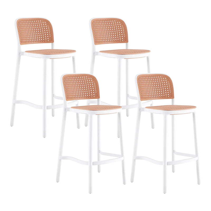 Zeitgenössischer Barhocker Armless Plastik