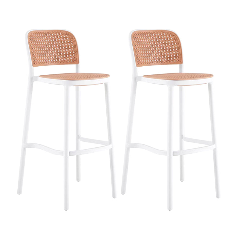 Zeitgenössischer Barhocker Armless Plastik