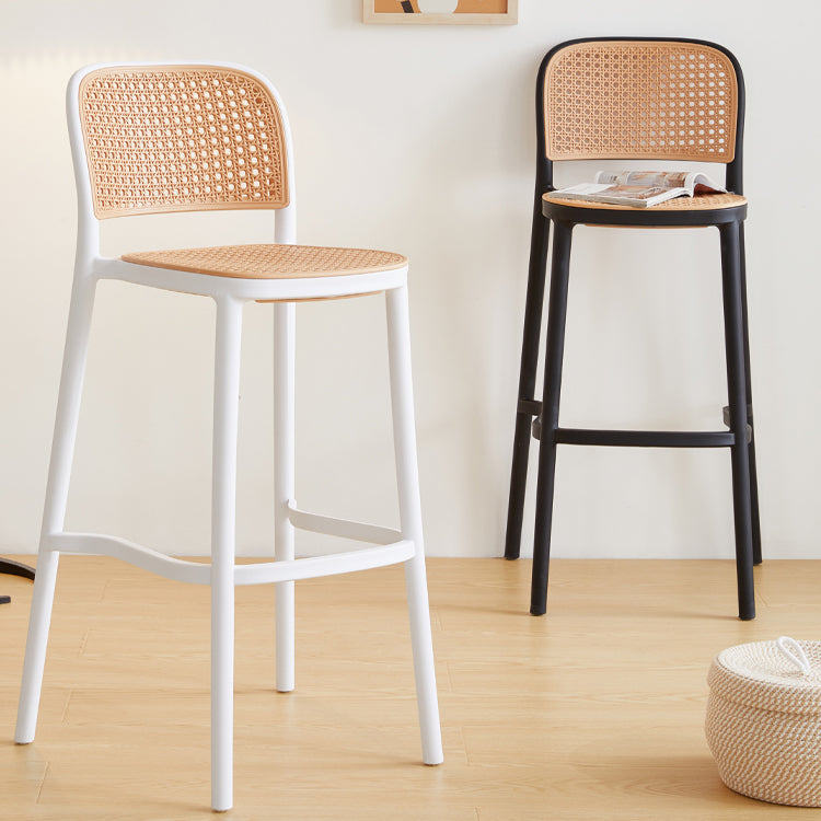 Zeitgenössischer Barhocker Armless Plastik