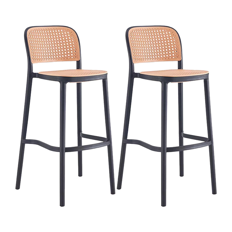 Zeitgenössischer Barhocker Armless Plastik