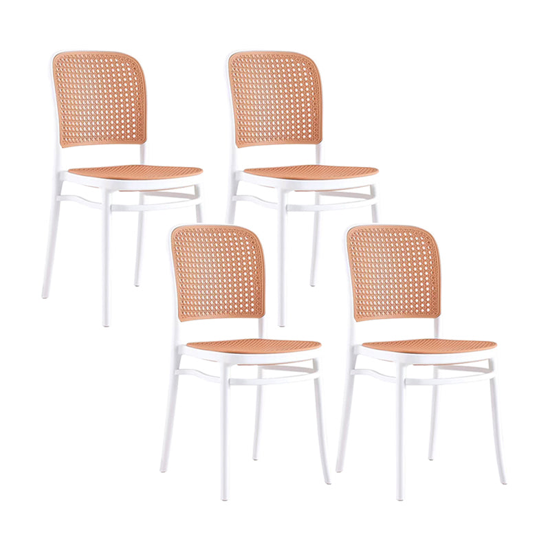 Zeitgenössischer Barhocker Armless Plastik