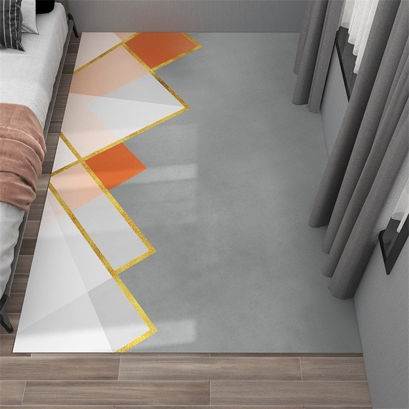 Simplicity Area Rug Abstract Rug Stain Resistant Anti-Slip Carpet for Room