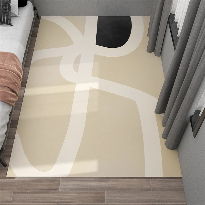 Simplicity Area Rug Abstract Rug Stain Resistant Anti-Slip Carpet for Room