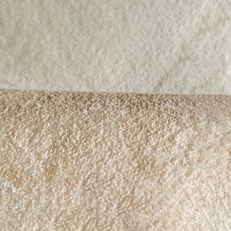 Beige Rug Polyster Area Carpet Non-Slip Backing Easy Care Indoor Rug for Home Decor