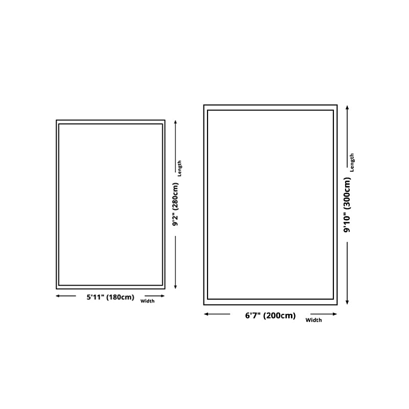 Area Rug Minimalist Carpet Polyester Anti-Slip Backing Rug for Sitting Room