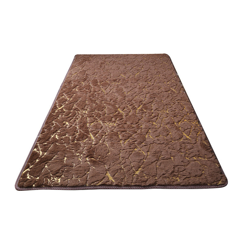 Alfombra gráfica de color púrpura poliéster simple alfombra de respaldo sin deslizamiento para dormitorio