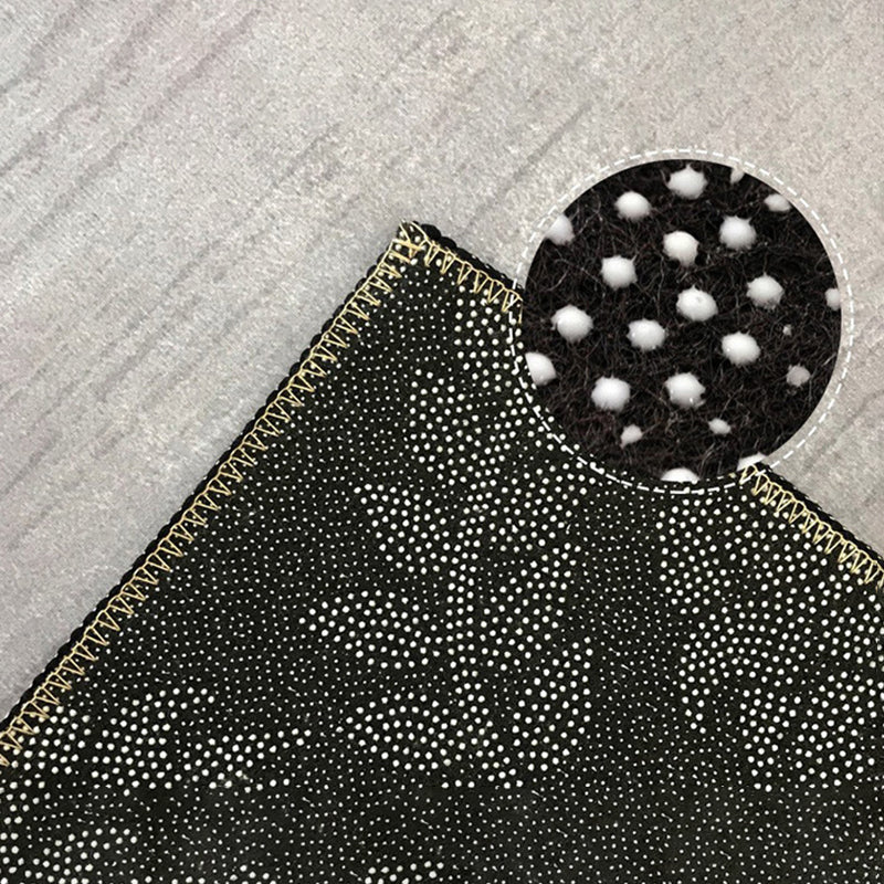 Light Pink Nordic Rug Polyester Pattern Rug Washable Rug for Home Decor