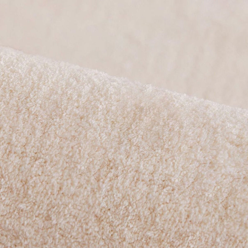 Alfombra moderna de color rosa claro alfombra de área de color poliéster poliéster alfombra lavable para sala de estar