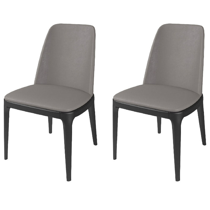 Silla auxiliar industrial para interiores, silla de comedor tapizada de madera con respaldo macizo (juego de 2)