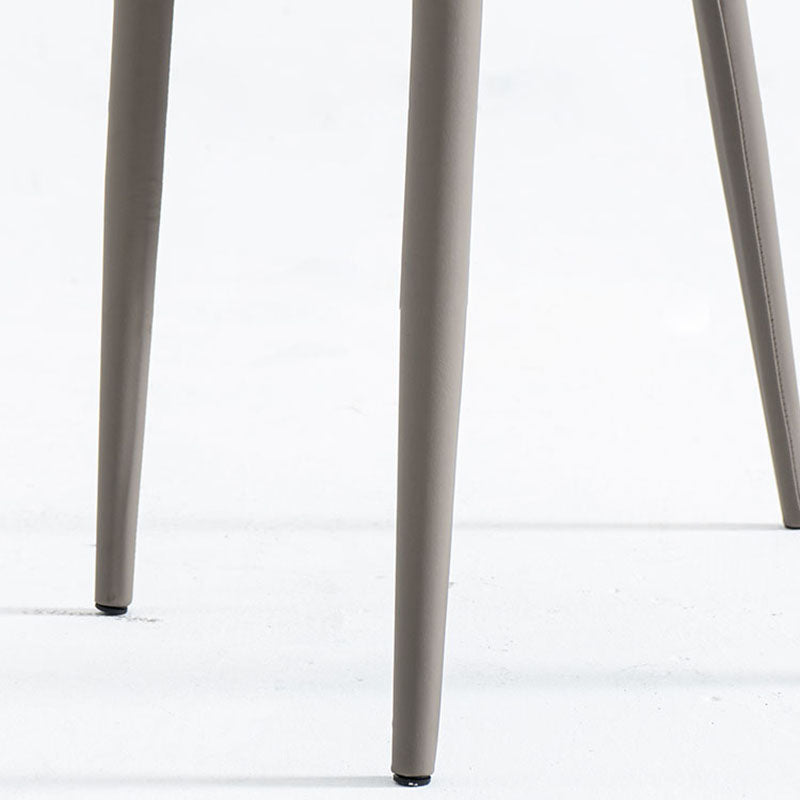 Silla lateral de comedor industrial de metal Silla lateral con respaldo de orejas para comedor (juego de 2)
