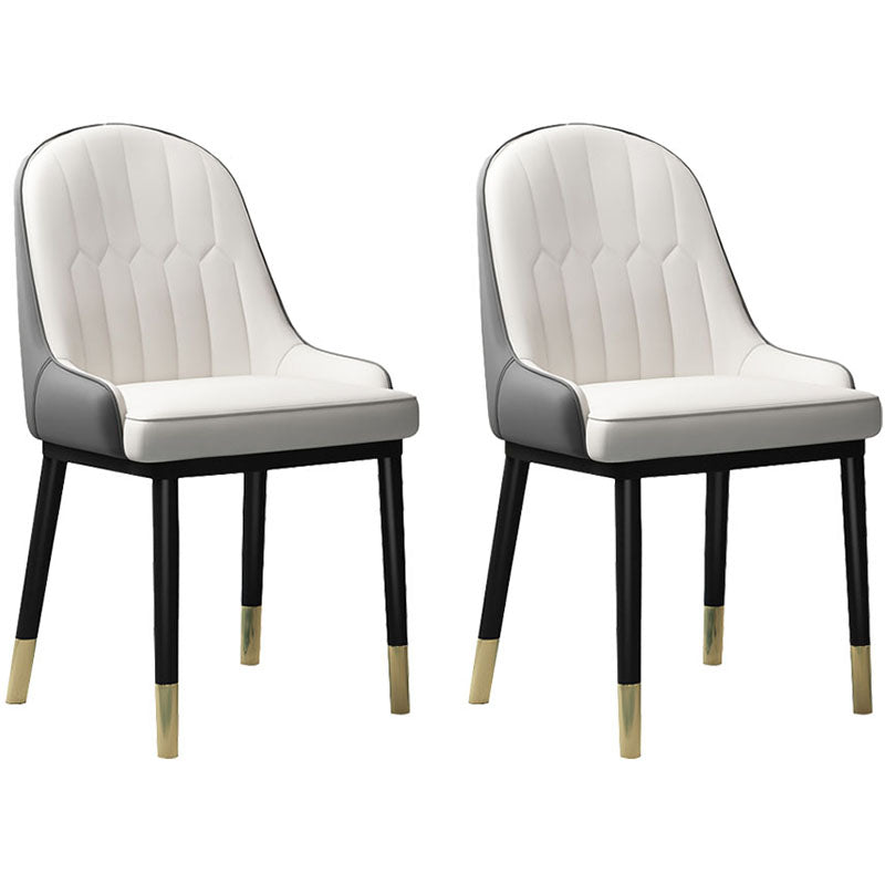 Scandinavische stijl gestoffeerde mantelstoelen stevige achterste achterstoelen voor de keuken voor keuken