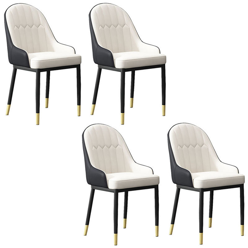 Scandinavische stijl gestoffeerde mantelstoelen stevige achterste achterstoelen voor de keuken voor keuken