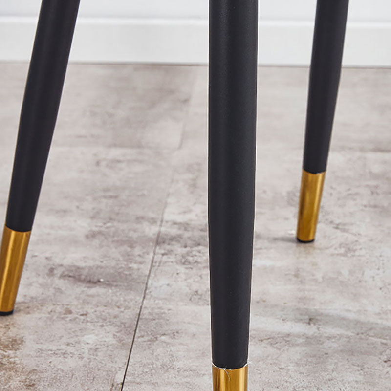 Scandinavische stijl gestoffeerde mantelstoelen stevige achterste achterstoelen voor de keuken voor keuken