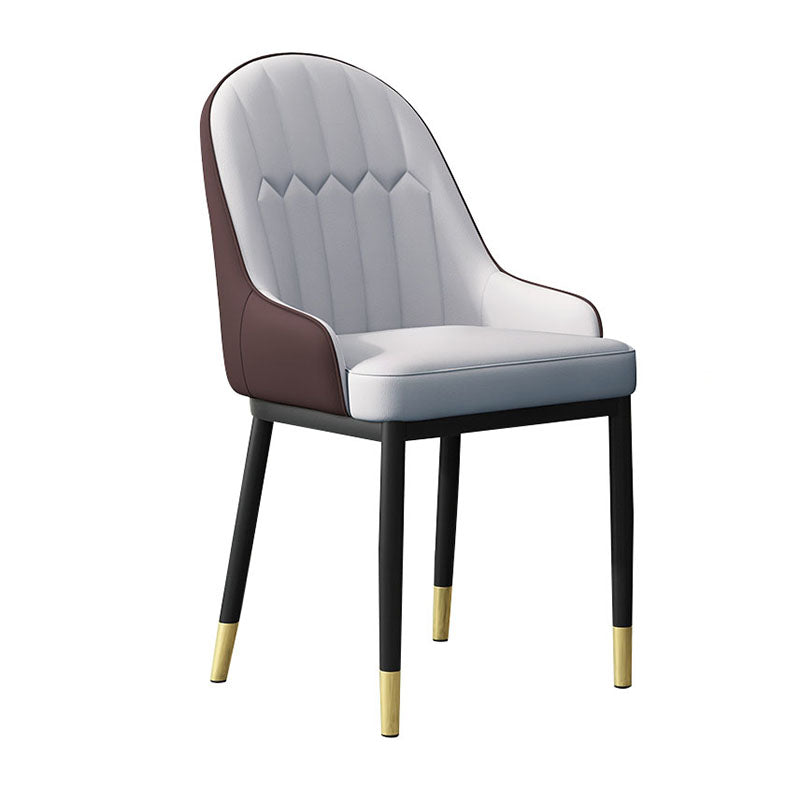 Scandinavische stijl gestoffeerde mantelstoelen stevige achterste achterstoelen voor de keuken voor keuken