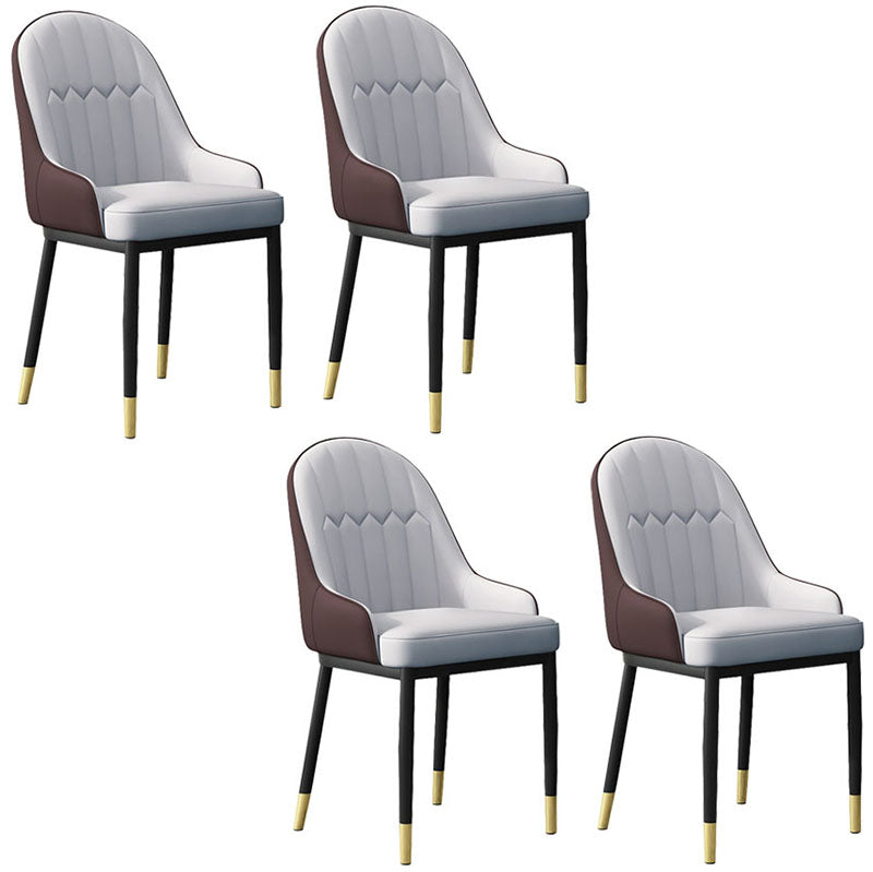 Scandinavische stijl gestoffeerde mantelstoelen stevige achterste achterstoelen voor de keuken voor keuken