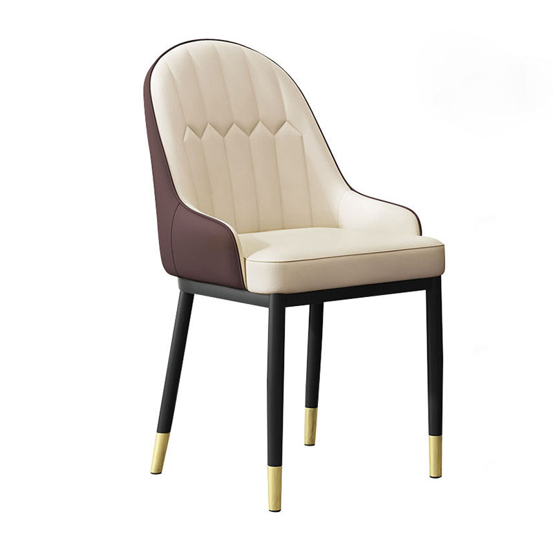 Scandinavische stijl gestoffeerde mantelstoelen stevige achterste achterstoelen voor de keuken voor keuken