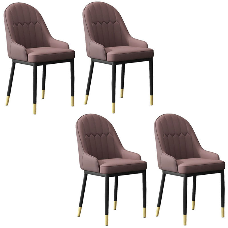 Scandinavische stijl gestoffeerde mantelstoelen stevige achterste achterstoelen voor de keuken voor keuken