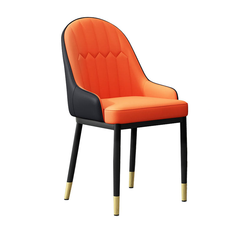 Scandinavische stijl gestoffeerde mantelstoelen stevige achterste achterstoelen voor de keuken voor keuken