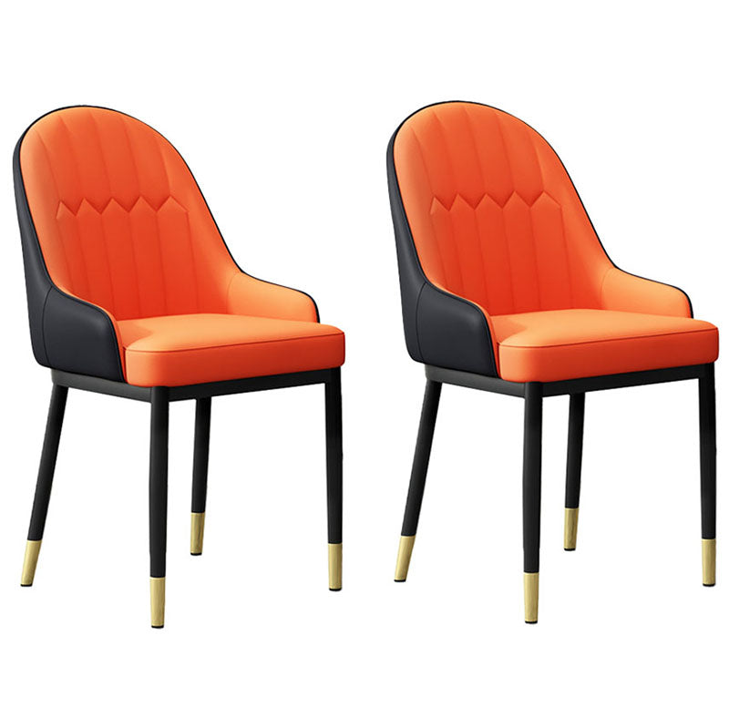 Scandinavische stijl gestoffeerde mantelstoelen stevige achterste achterstoelen voor de keuken voor keuken