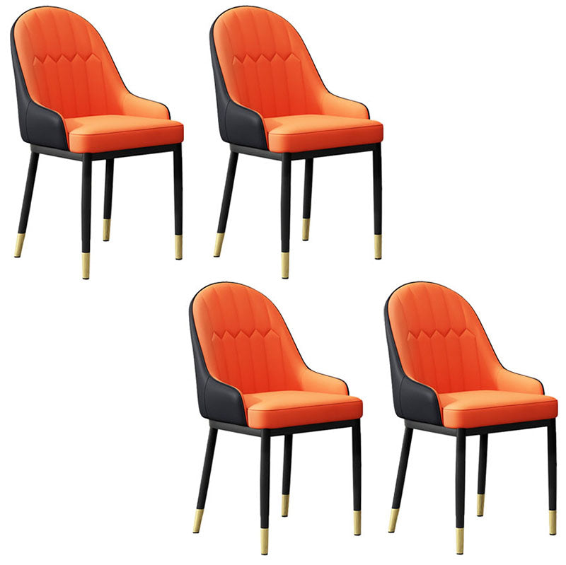 Scandinavische stijl gestoffeerde mantelstoelen stevige achterste achterstoelen voor de keuken voor keuken