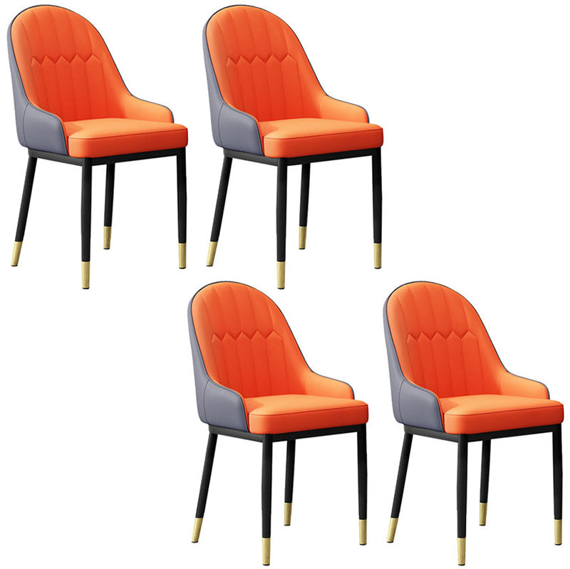 Scandinavische stijl gestoffeerde mantelstoelen stevige achterste achterstoelen voor de keuken voor keuken