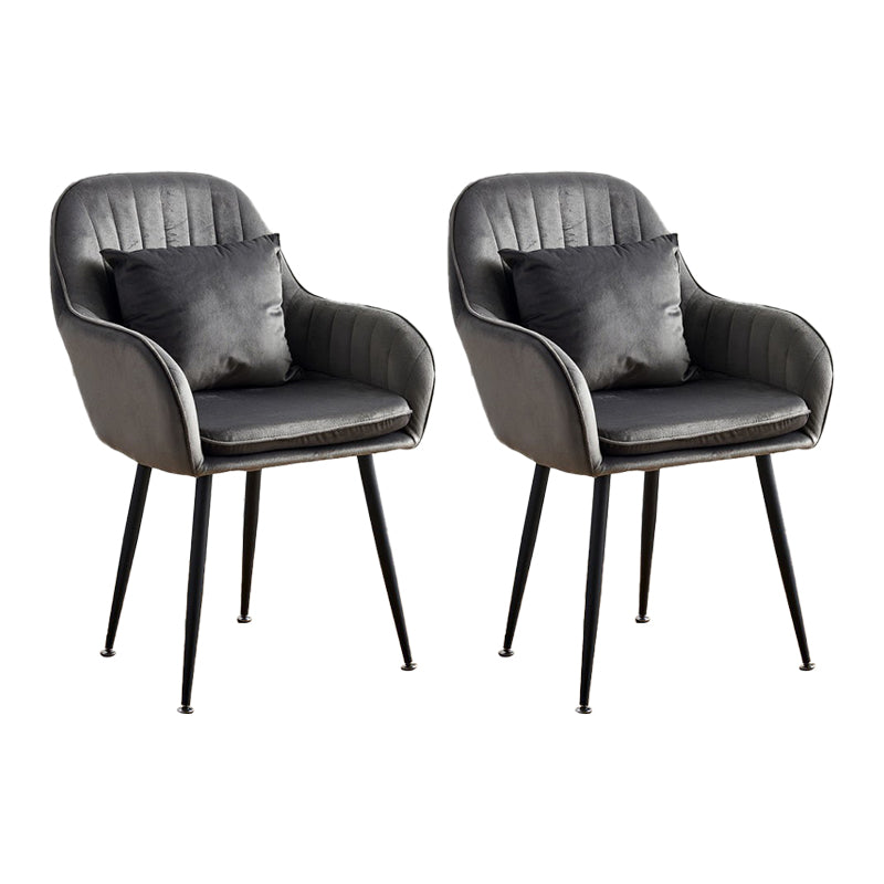 SCANDINAVIE POUDRE POUDRE SOIND CHAISE SOUPE VELVET VELVET MATTE FINE DINS DINDING