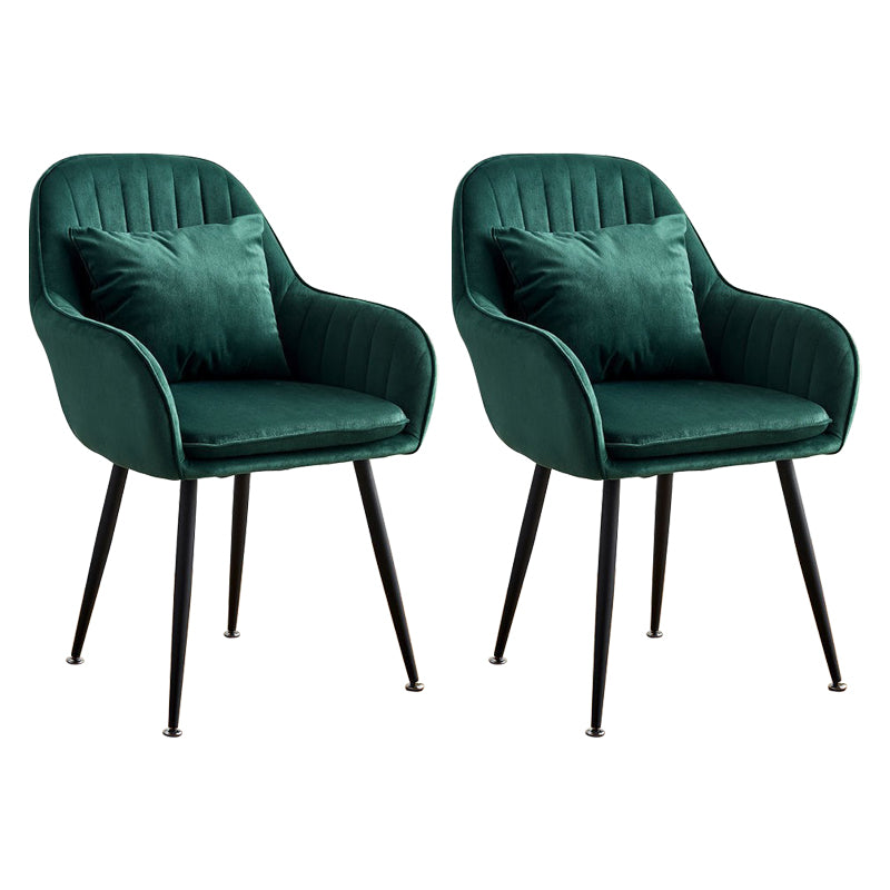 SCANDINAVIE POUDRE POUDRE SOIND CHAISE SOUPE VELVET VELVET MATTE FINE DINS DINDING