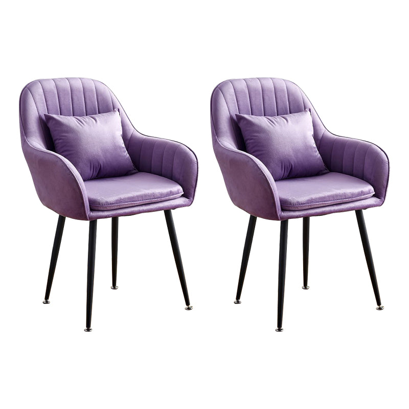 SCANDINAVIE POUDRE POUDRE SOIND CHAISE SOUPE VELVET VELVET MATTE FINE DINS DINDING
