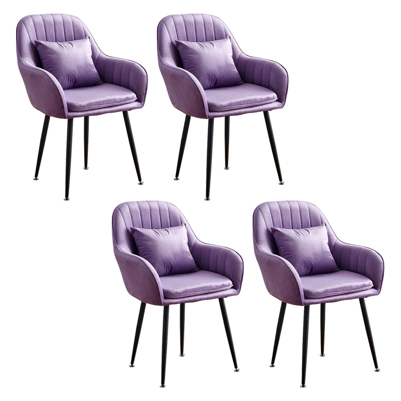 SCANDINAVIE POUDRE POUDRE SOIND CHAISE SOUPE VELVET VELVET MATTE FINE DINS DINDING