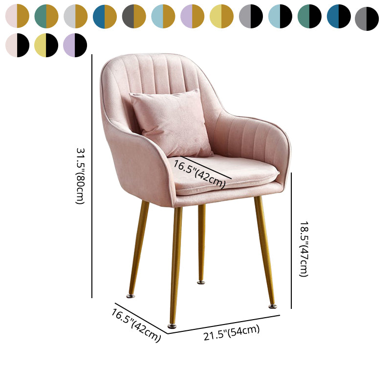 SCANDINAVIE POUDRE POUDRE SOIND CHAISE SOUPE VELVET VELVET MATTE FINE DINS DINDING