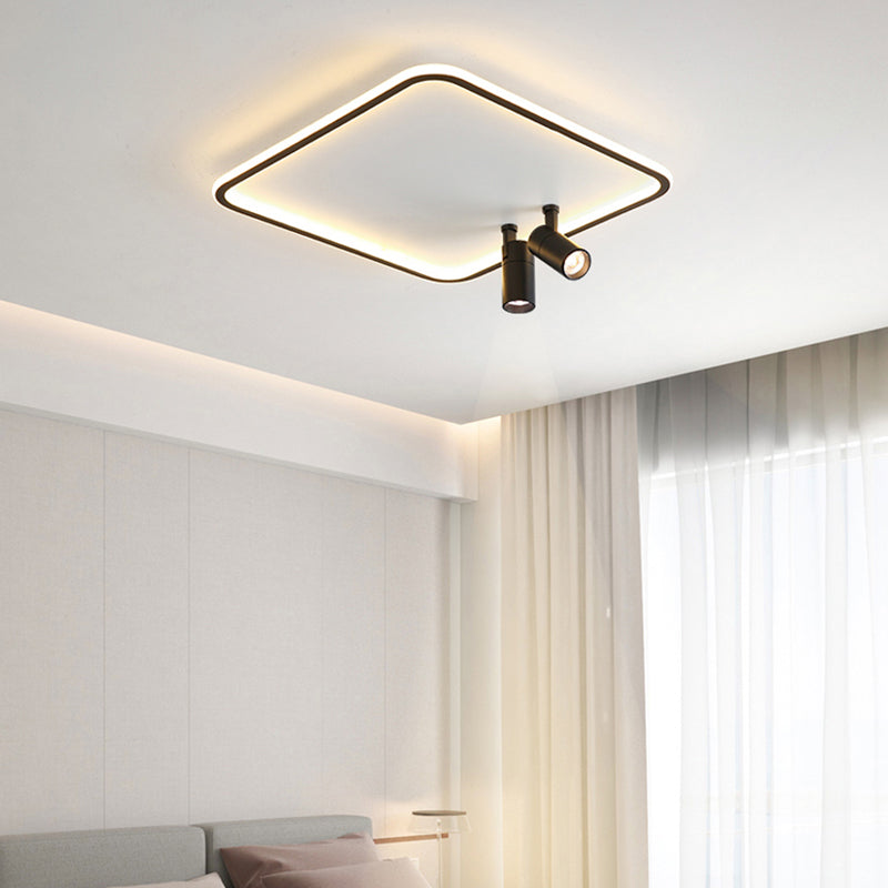 Luminaire de plafond géométrique Style nordique en métal LED luminaire de montage au plafond