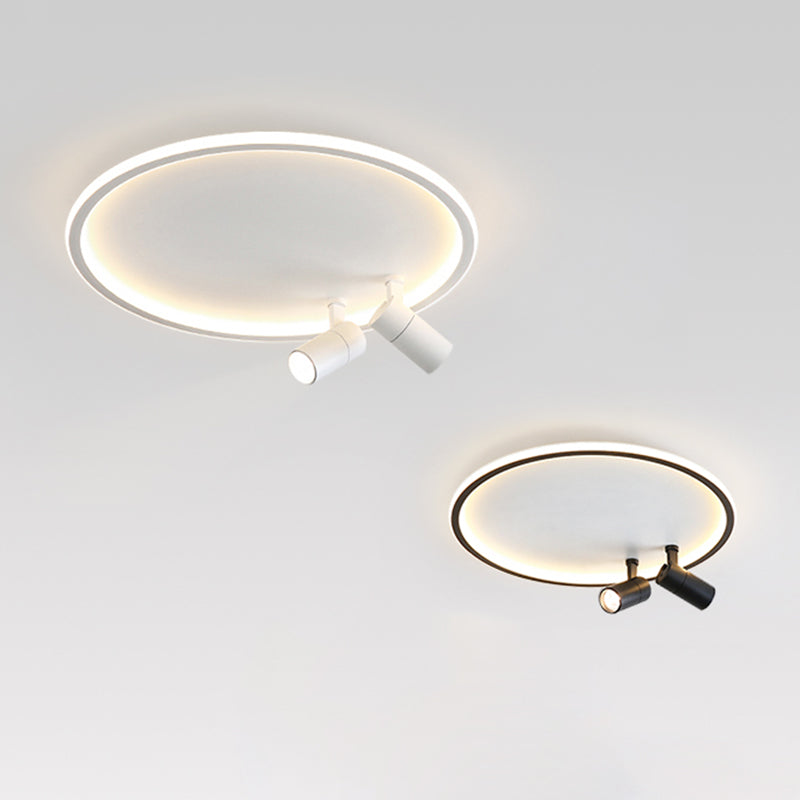 Luminaire de plafond géométrique Style nordique en métal LED luminaire de montage au plafond