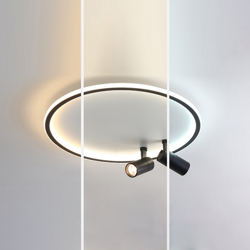 Luminaire de plafond géométrique Style nordique en métal LED luminaire de montage au plafond